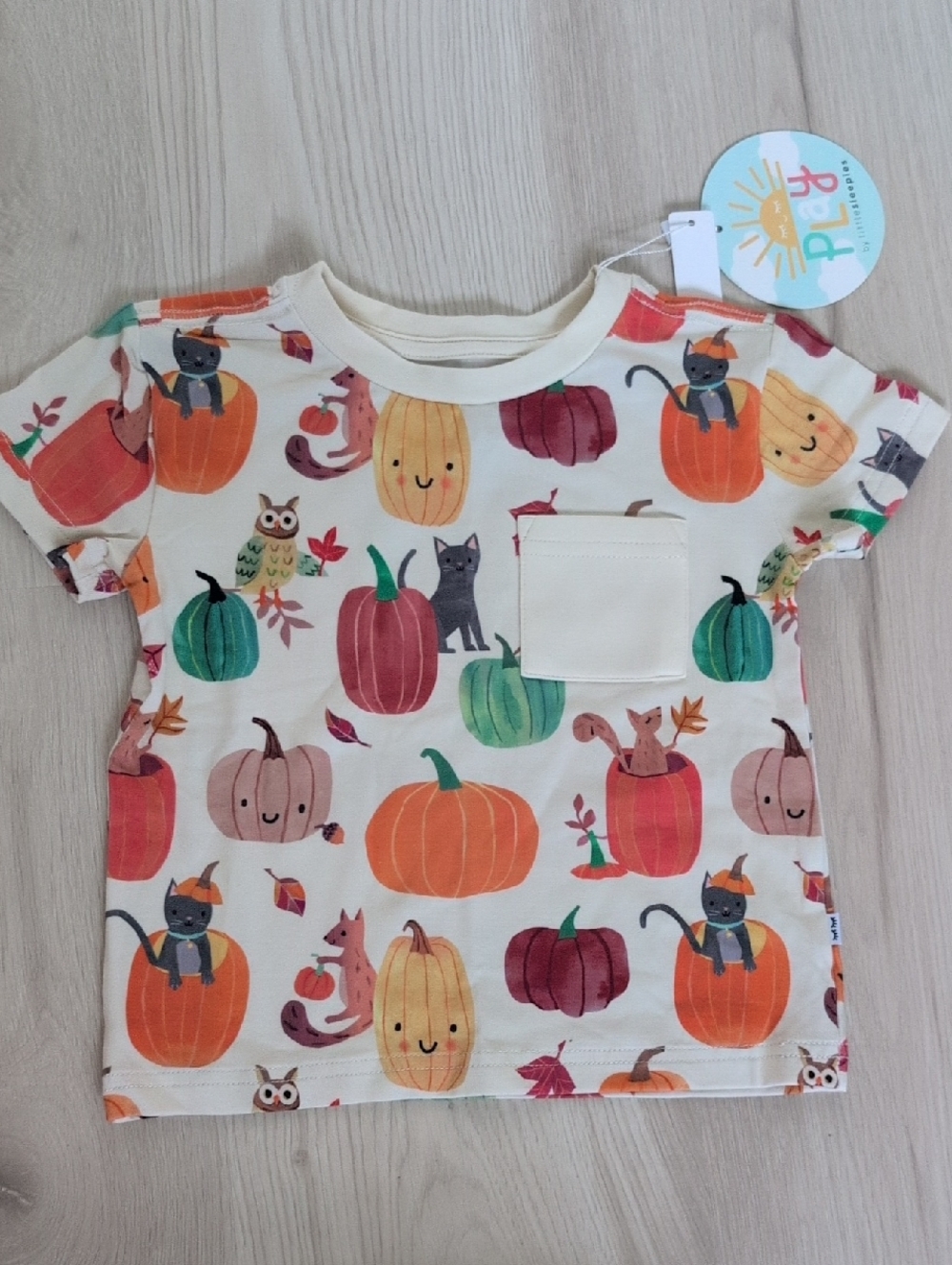 Little Sleepies Pumpkin Pals T-shirt - 18-24M
